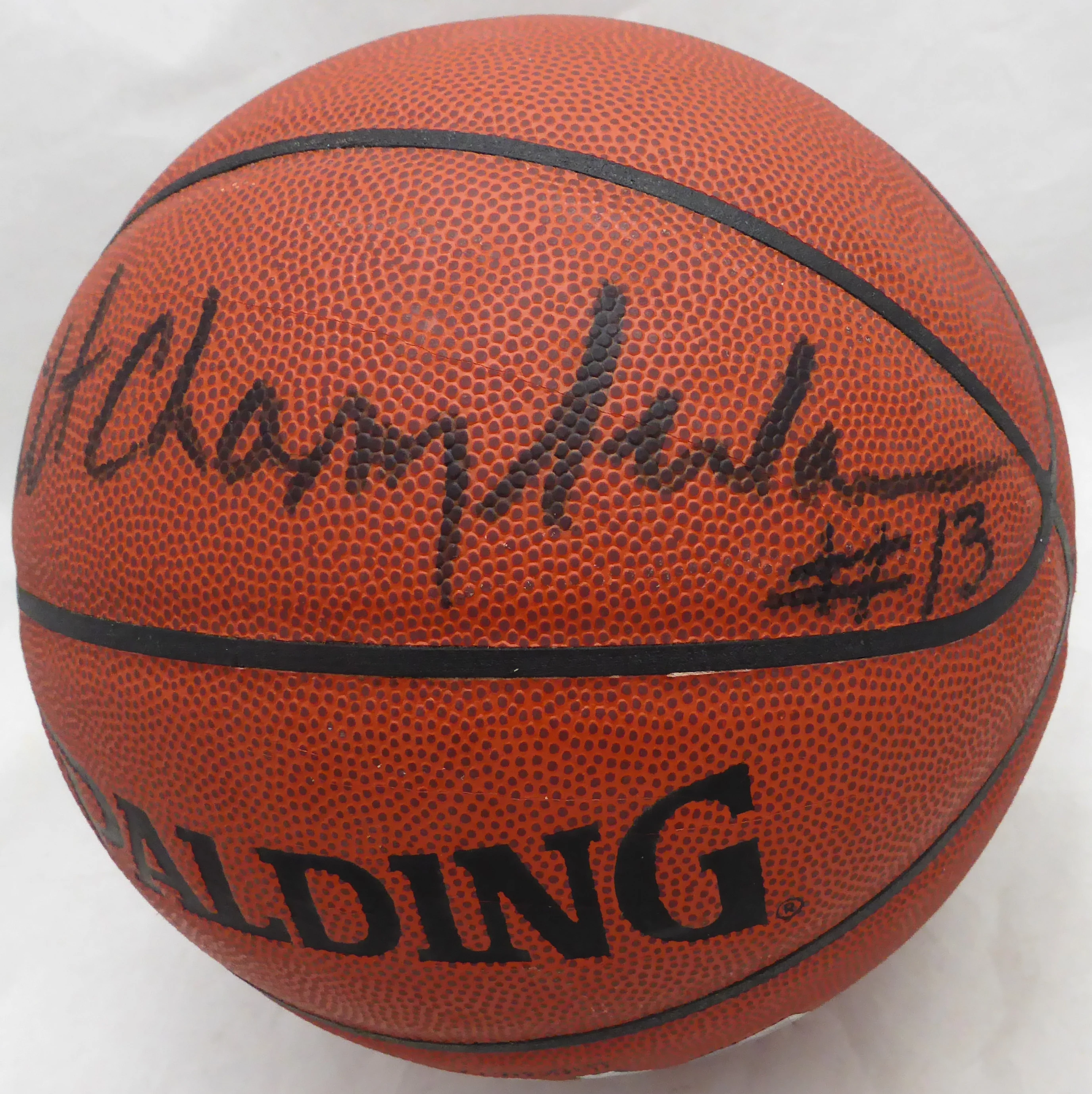 Wilt Chamberlain Autographed Official Spalding Basketball Los Angeles Lakers Beckett BAS QR #AC74587 - Image 3