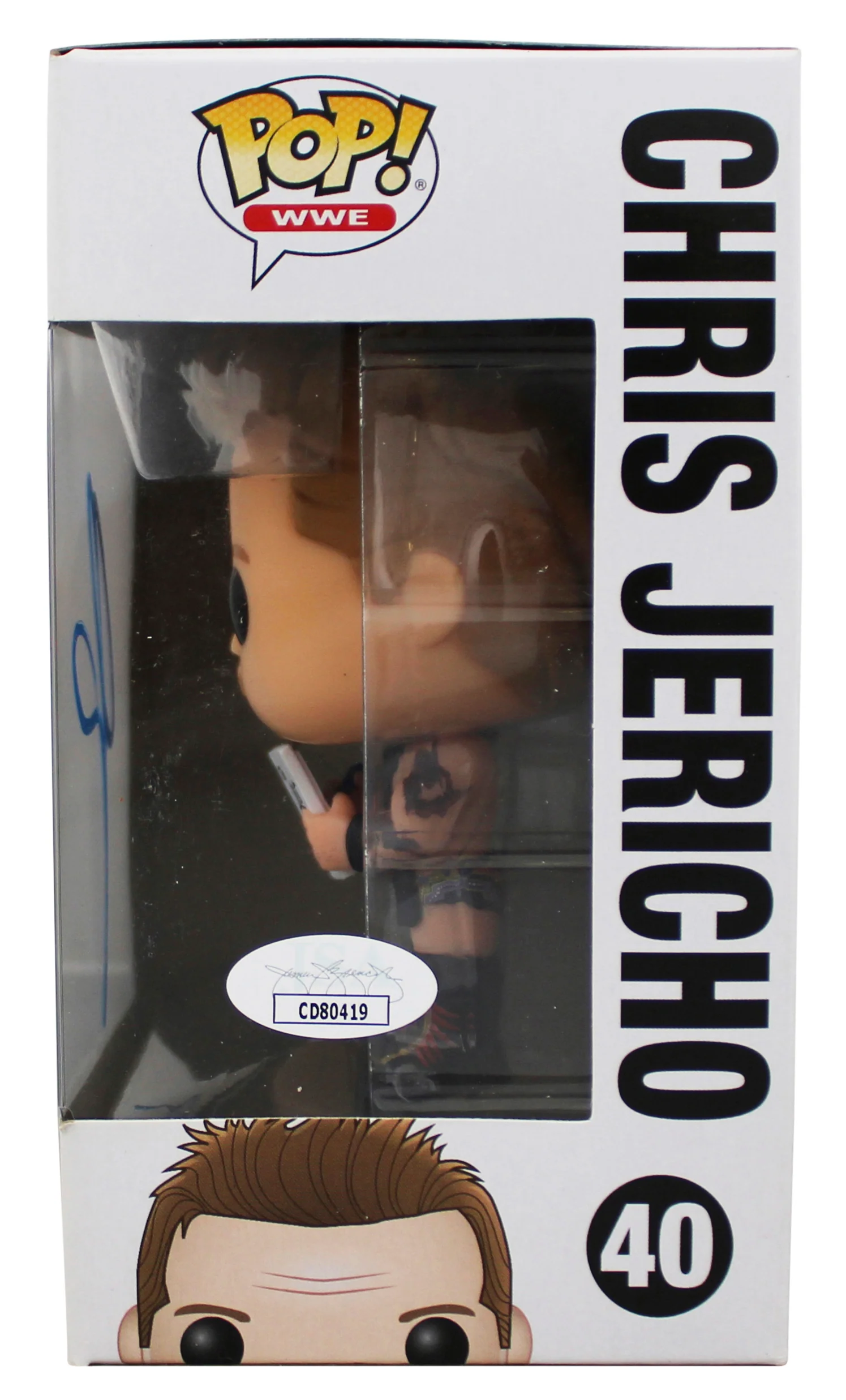 WWE Chris Jericho Authentic Signed #40 Funko Pop Vinyl Figure JSA #CD80419 - Image 4