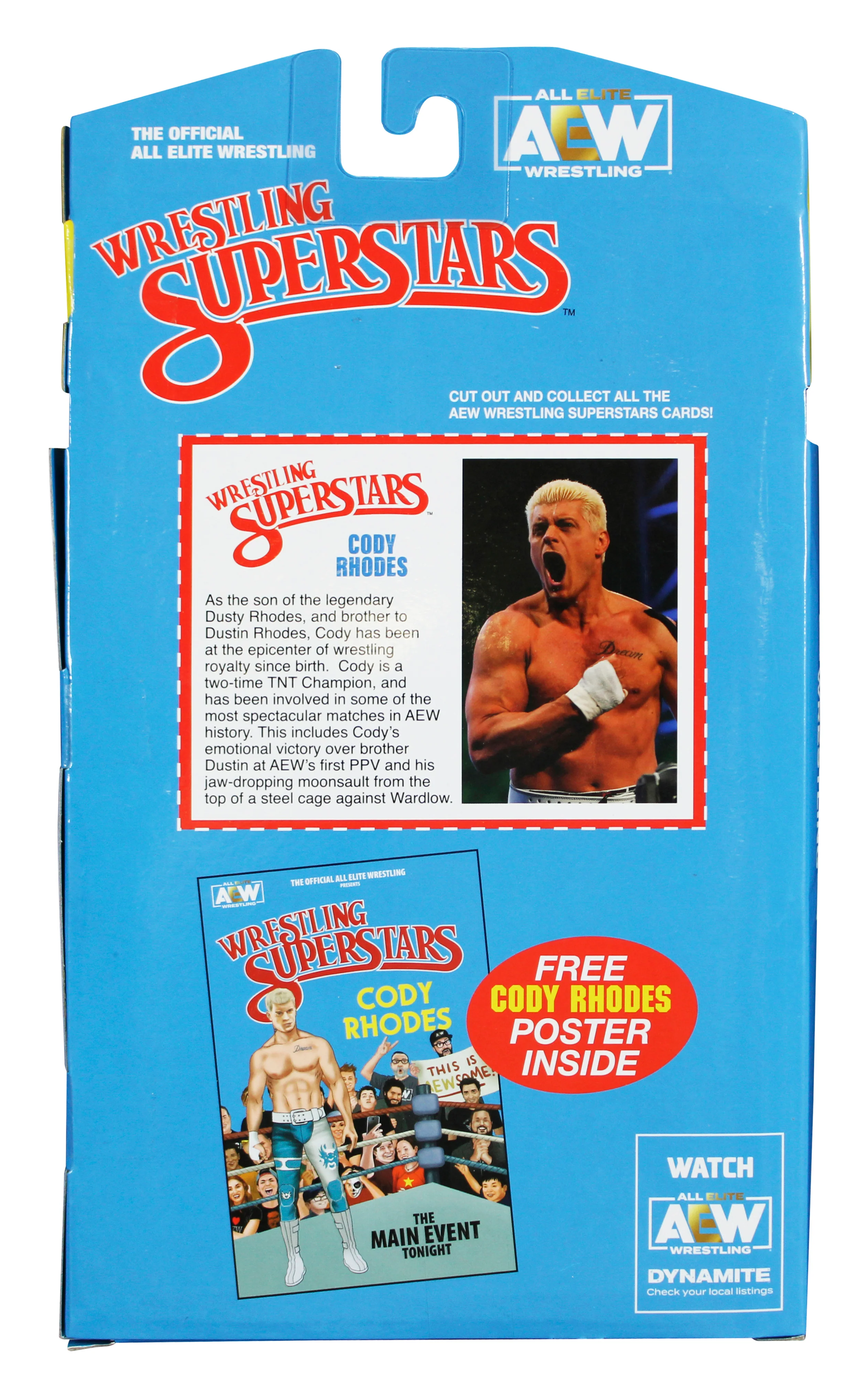 WWE Cody Rhodes Signed All Elite Wrestling Series 1 #08 Figure BAS #BU55061 - Image 4