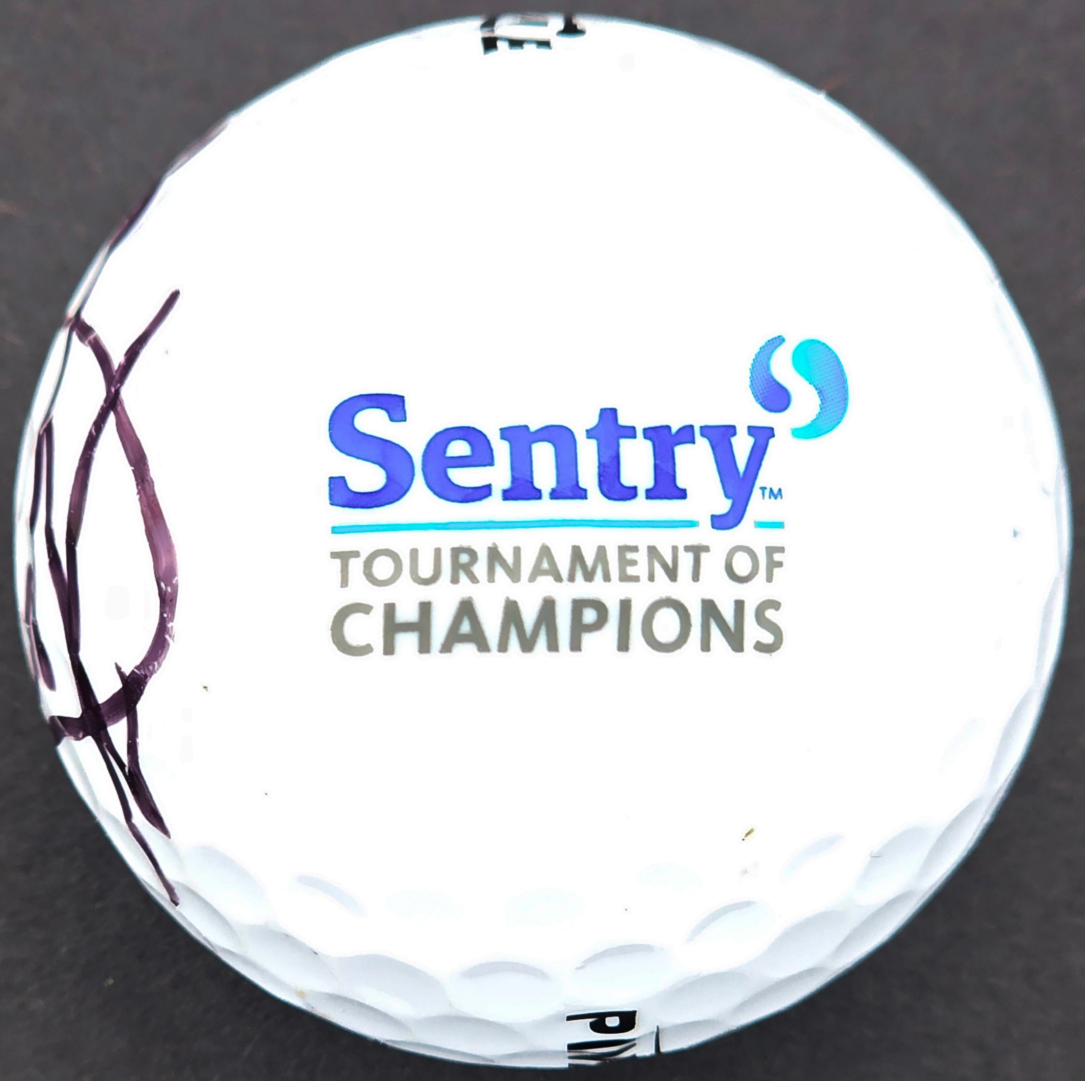 Xander Schauffele Autographed Pinnacle Sentry Golf Ball Beckett BAS #AE16633 - Image 2