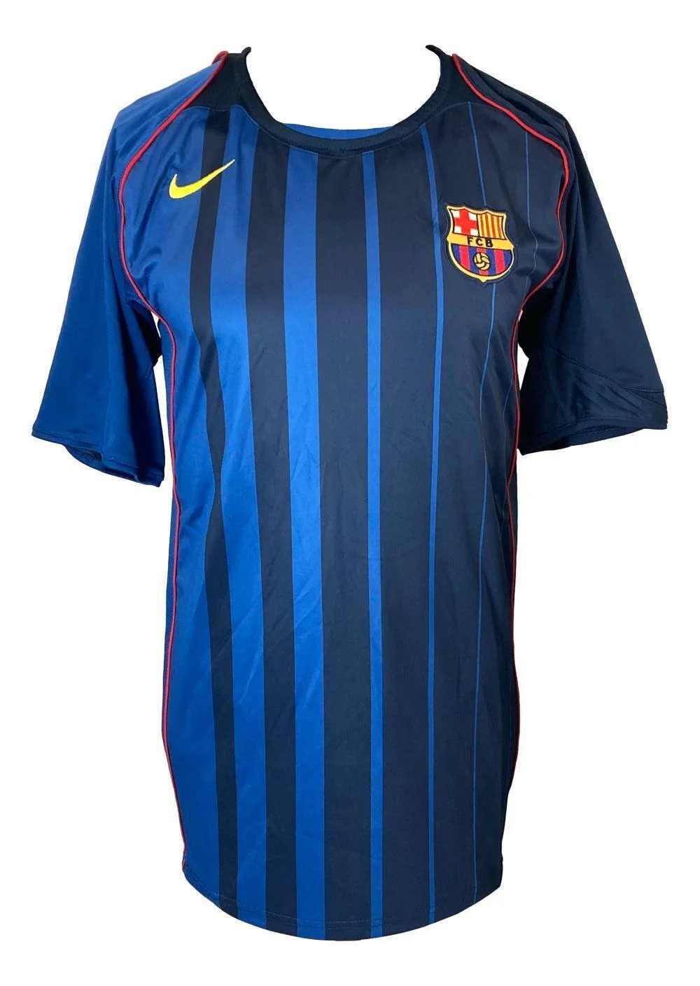 Xavi Signed Barcelona Nike Soccer Jersey BAS - Image 3