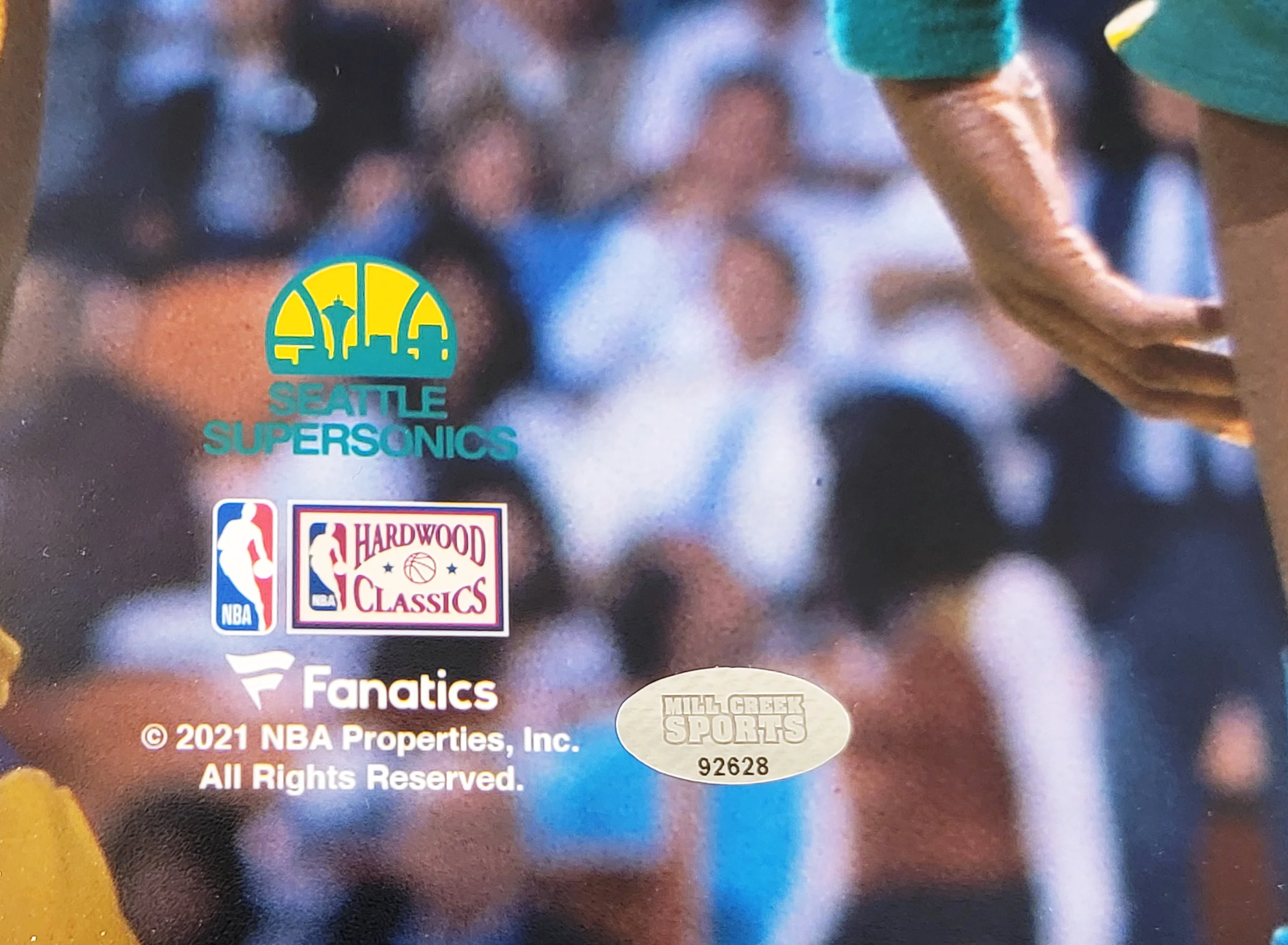 Xavier McDaniel Autographed 16x20 Photo Seattle Supersonics MCS Holo Stock #202460 - Image 3