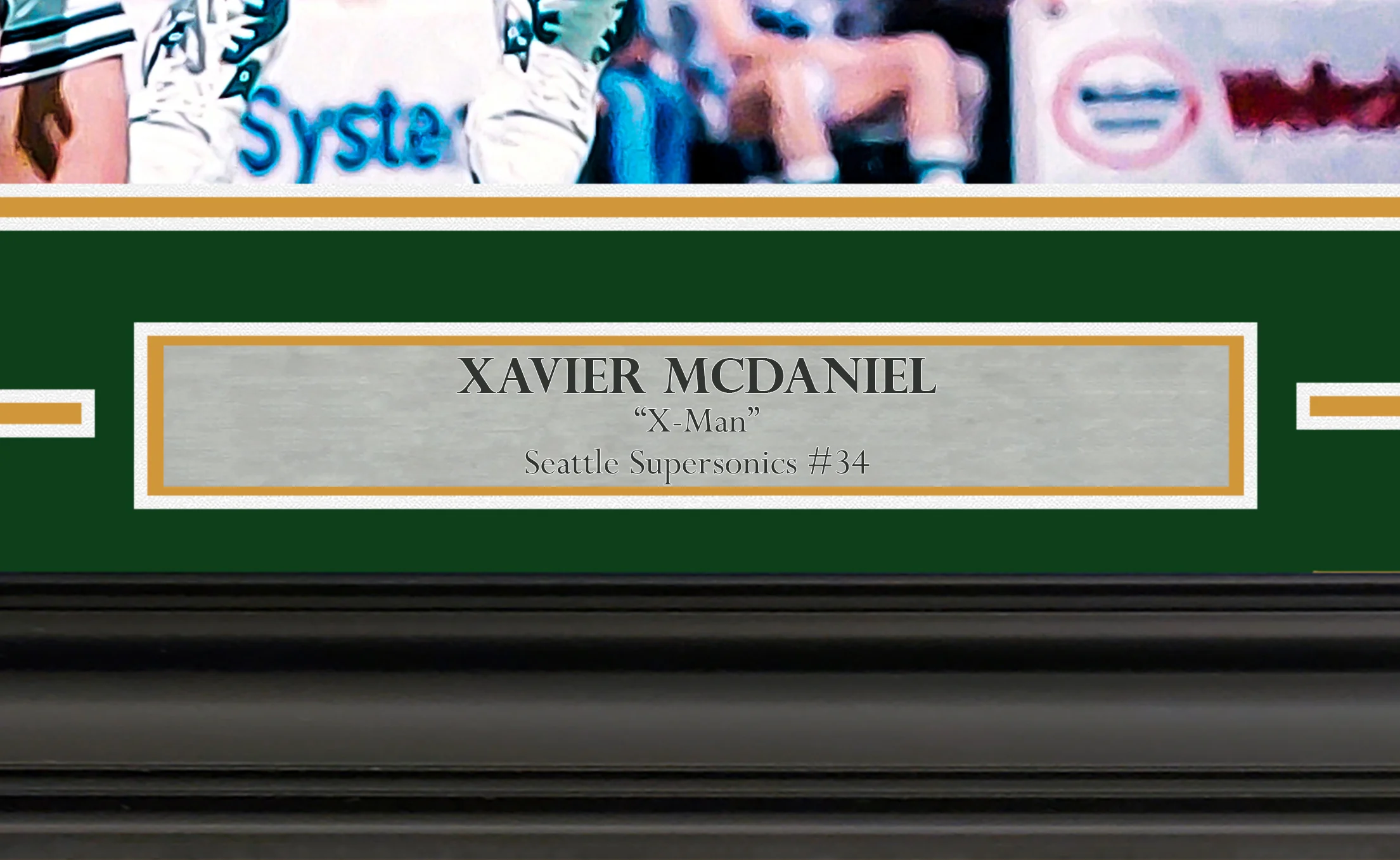 Xavier McDaniel Autographed Framed 16x20 Photo Seattle Supersonics MCS Holo Stock #254309 - Image 5