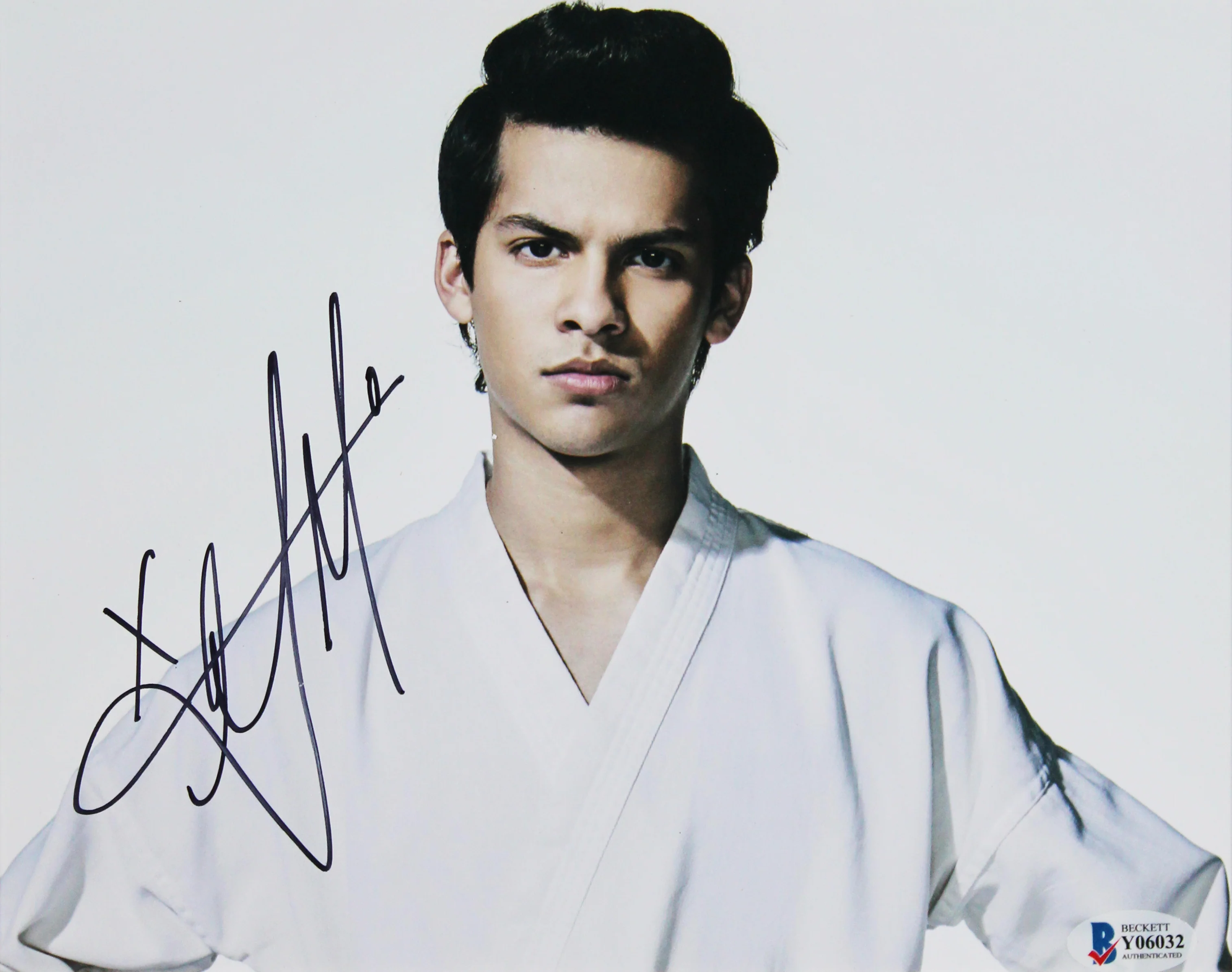 Xolo Mariduena Cobra Kai Authentic Signed 8x10 Framed Photo BAS #Y06032 - Image 3