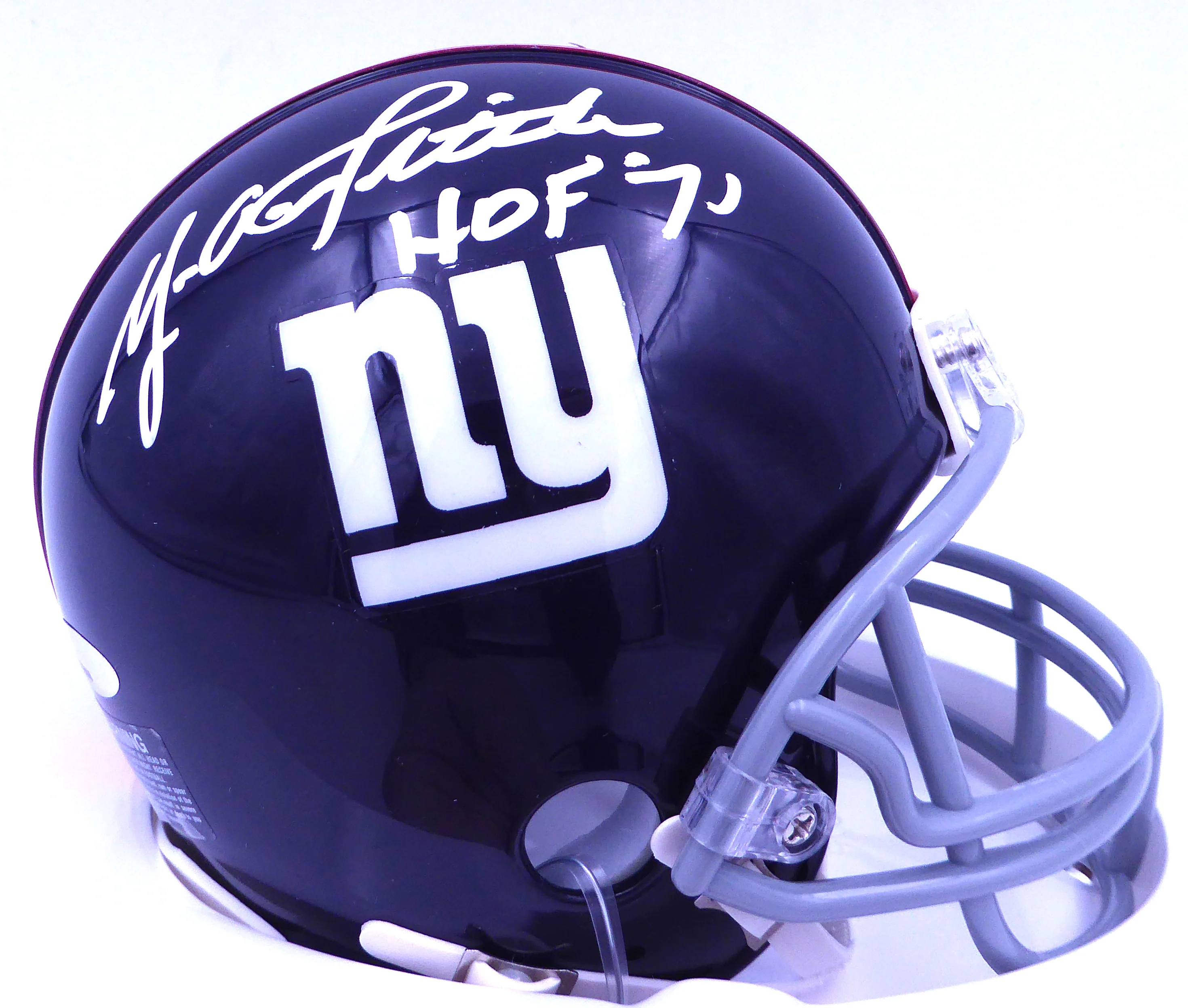 Y.A. Tittle Autographed New York Giants Mini Helmet "HOF 71" TriStar Holo #7745968