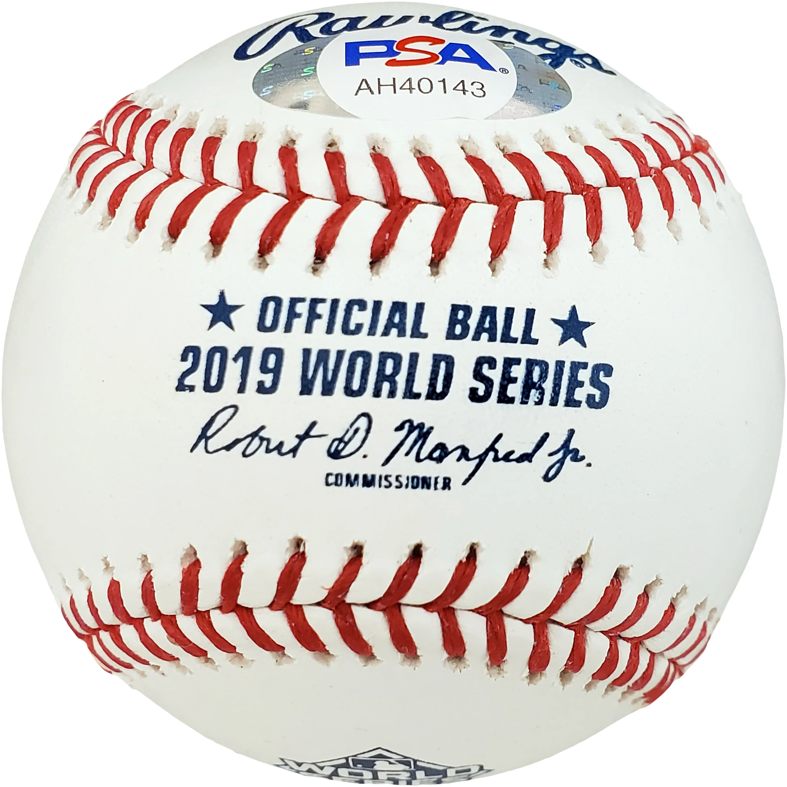 Yan Gomes Autographed Official 2019 World Series MLB Baseball Washington Nationals PSA/DNA Stock #179016 - Image 2