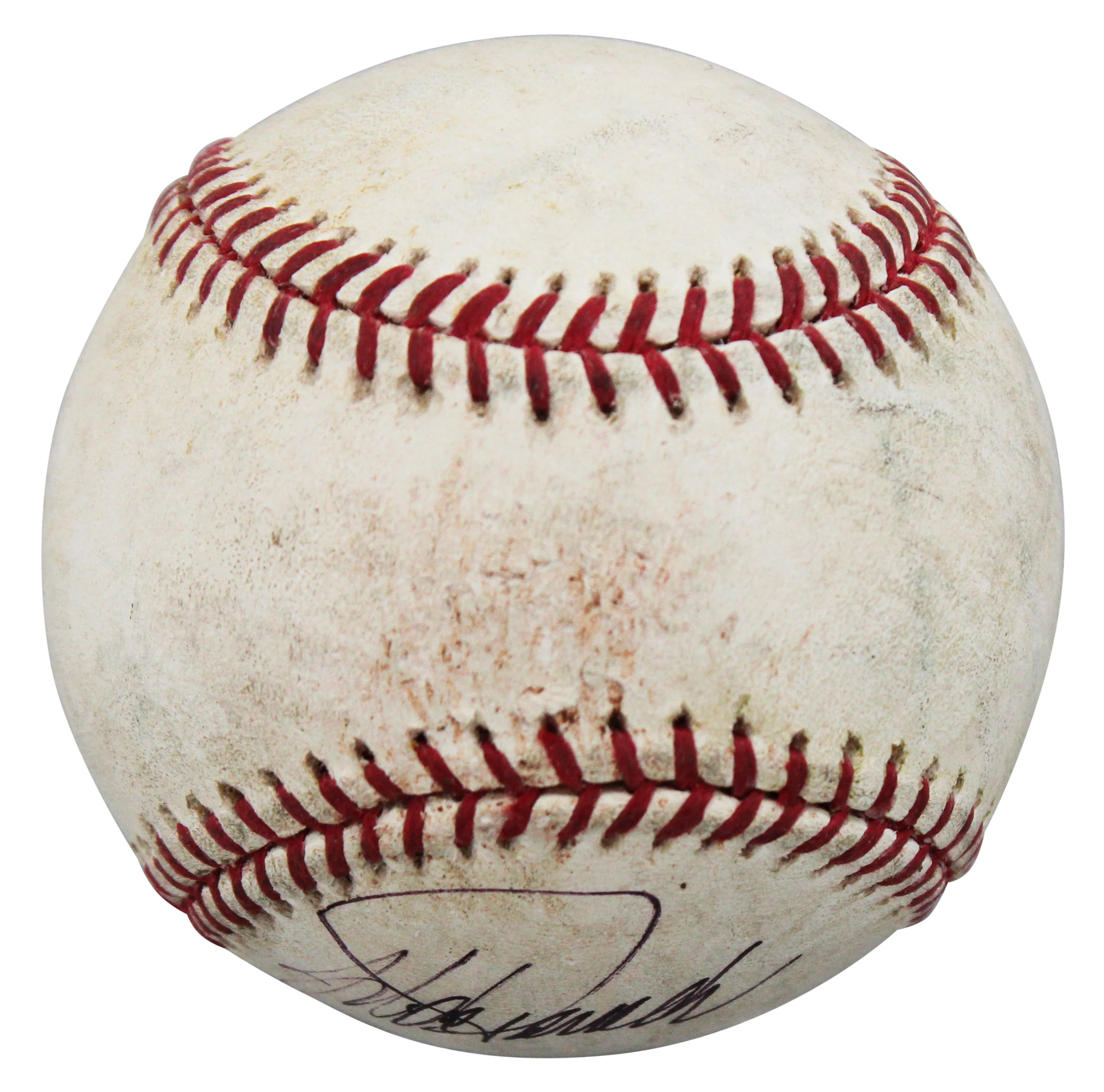 Yankees Jorge Posada Authentic Signed Game Used Selig OML Baseball BAS #BV70333 - Image 4