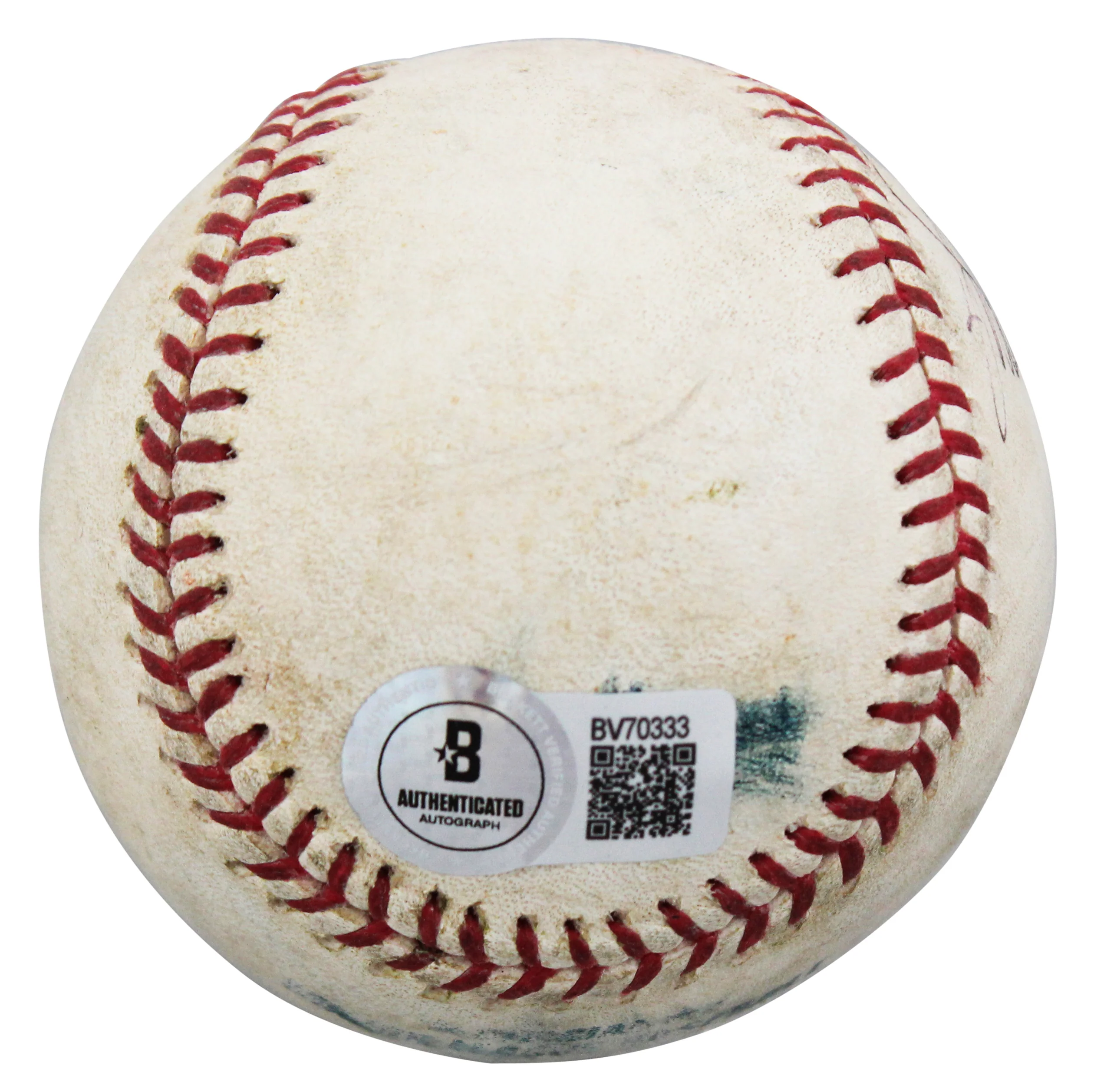 Yankees Jorge Posada Authentic Signed Game Used Selig OML Baseball BAS #BV70333 - Image 5