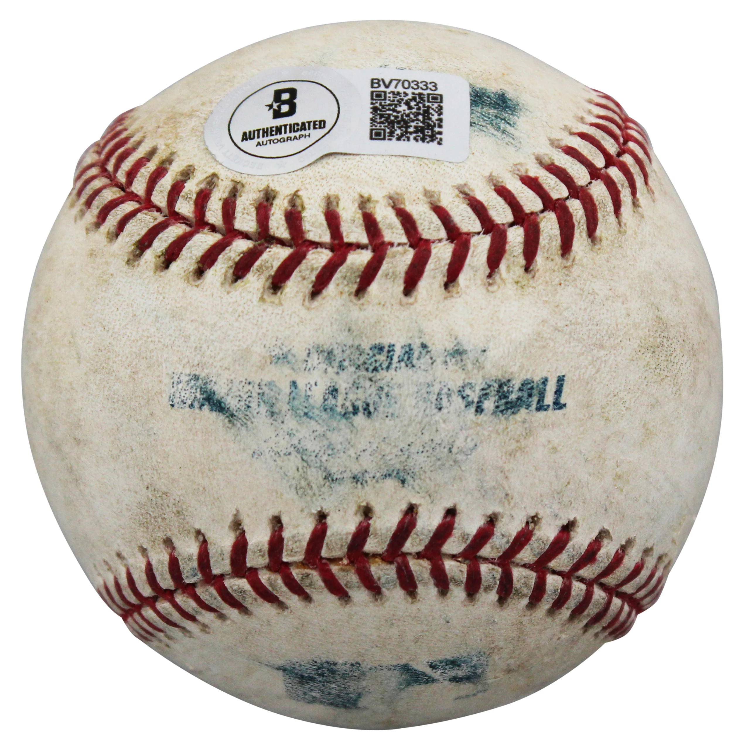 Yankees Jorge Posada Authentic Signed Game Used Selig OML Baseball BAS #BV70333 - Image 8