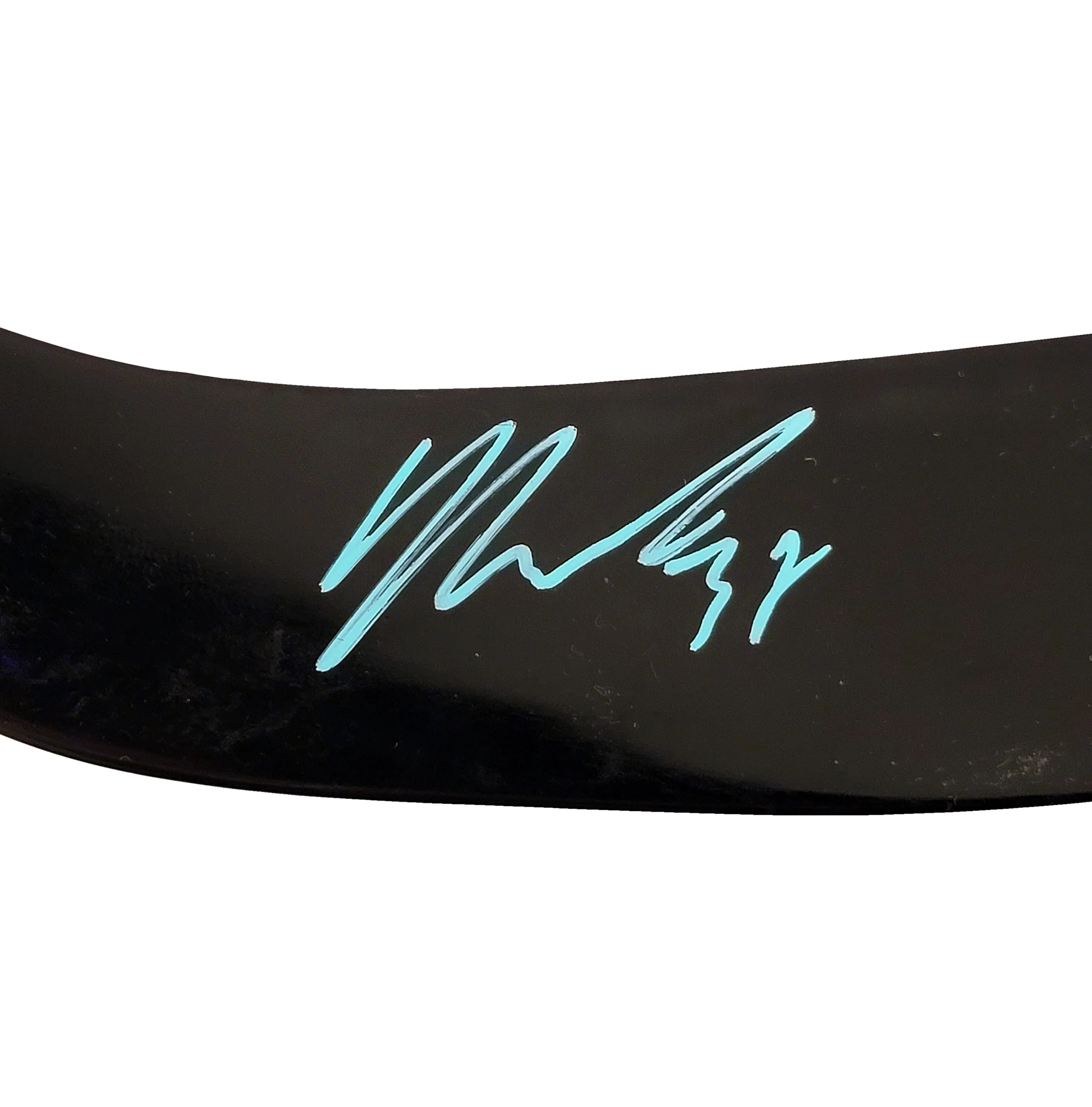 Yanni Gourde Autographed Inglasco 24" Mini Stick Seattle Kraken Fanatics Holo Stock #211608 - Image 2