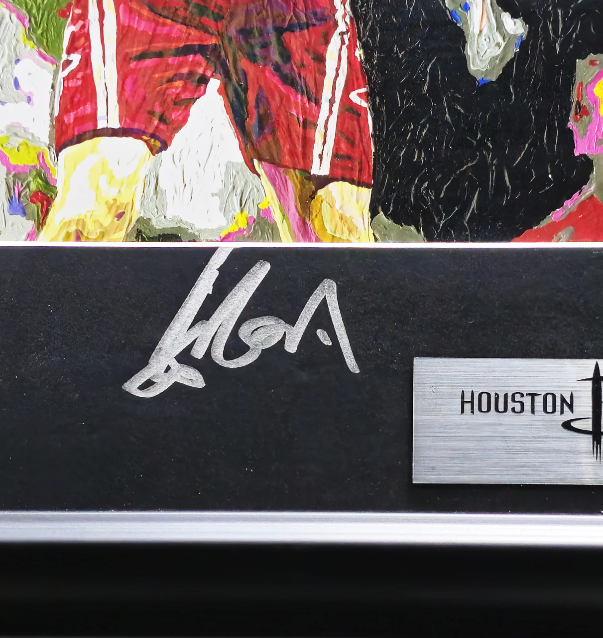 Yao Ming & Tracy McGrady Autographed Framed 10x13 Photo Art Display Houston Rockets UDA Holo & Beckett BAS #AE08358 - Image 3