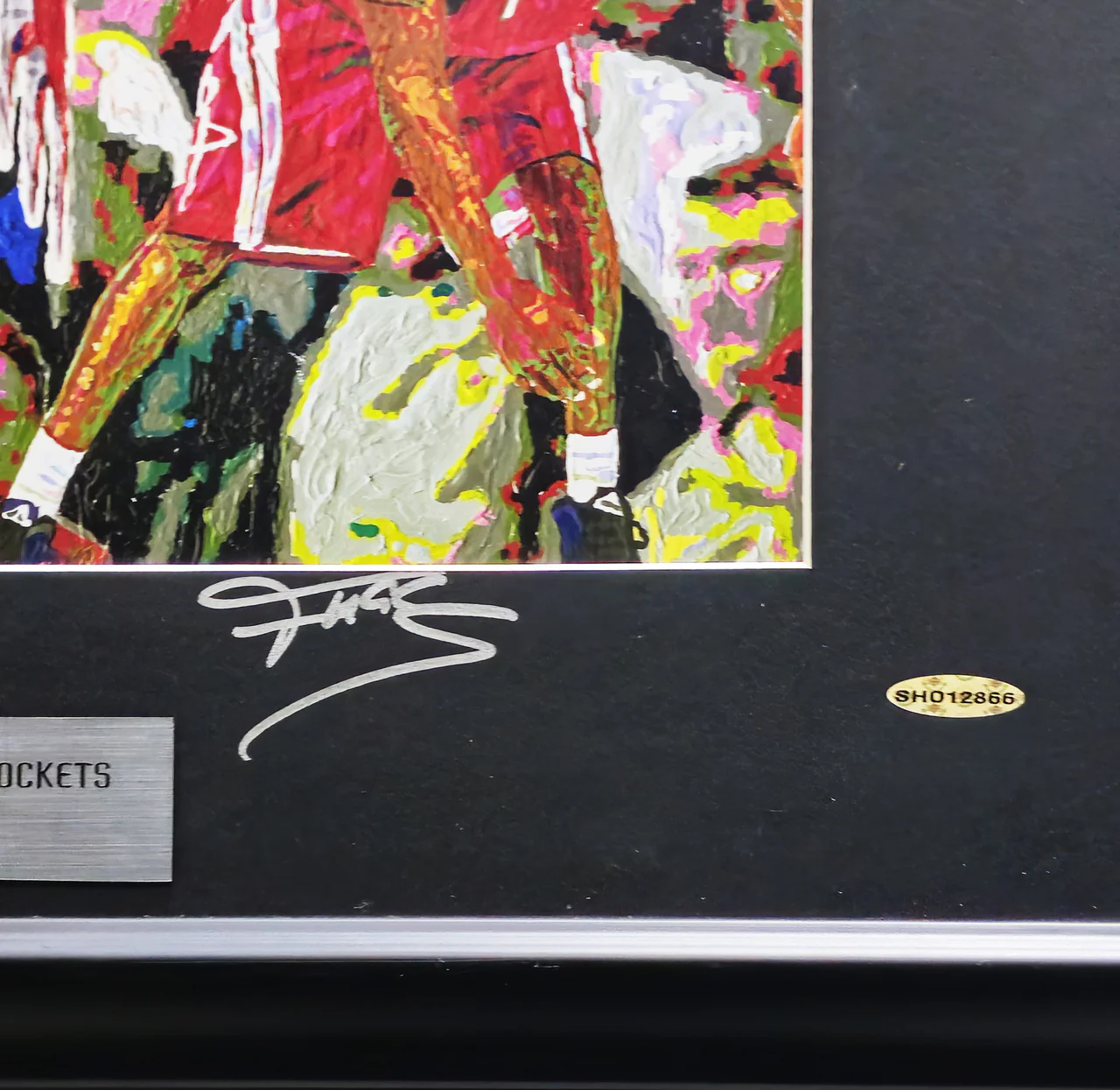 Yao Ming & Tracy McGrady Autographed Framed 10x13 Photo Art Display Houston Rockets UDA Holo & Beckett BAS #AE08358 - Image 4