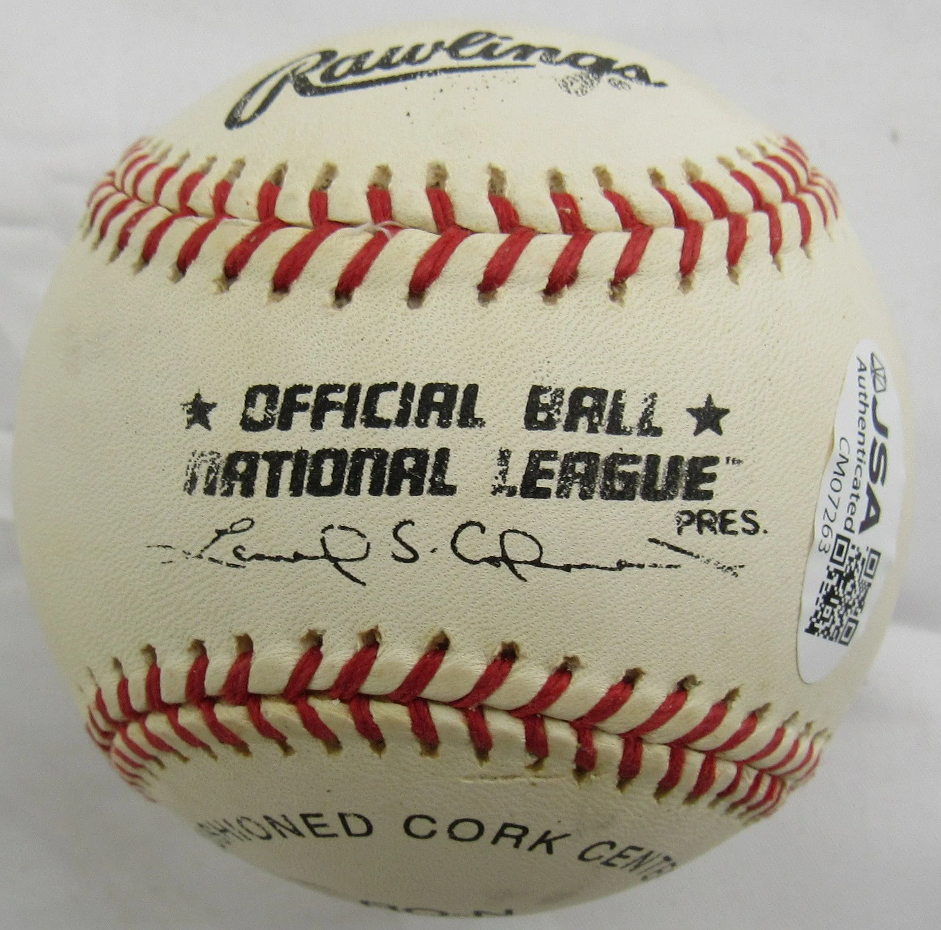 Robin Roberts Signed Auto Rawlings Baseball JSA CM07263 w/HOF 76 - Image 3