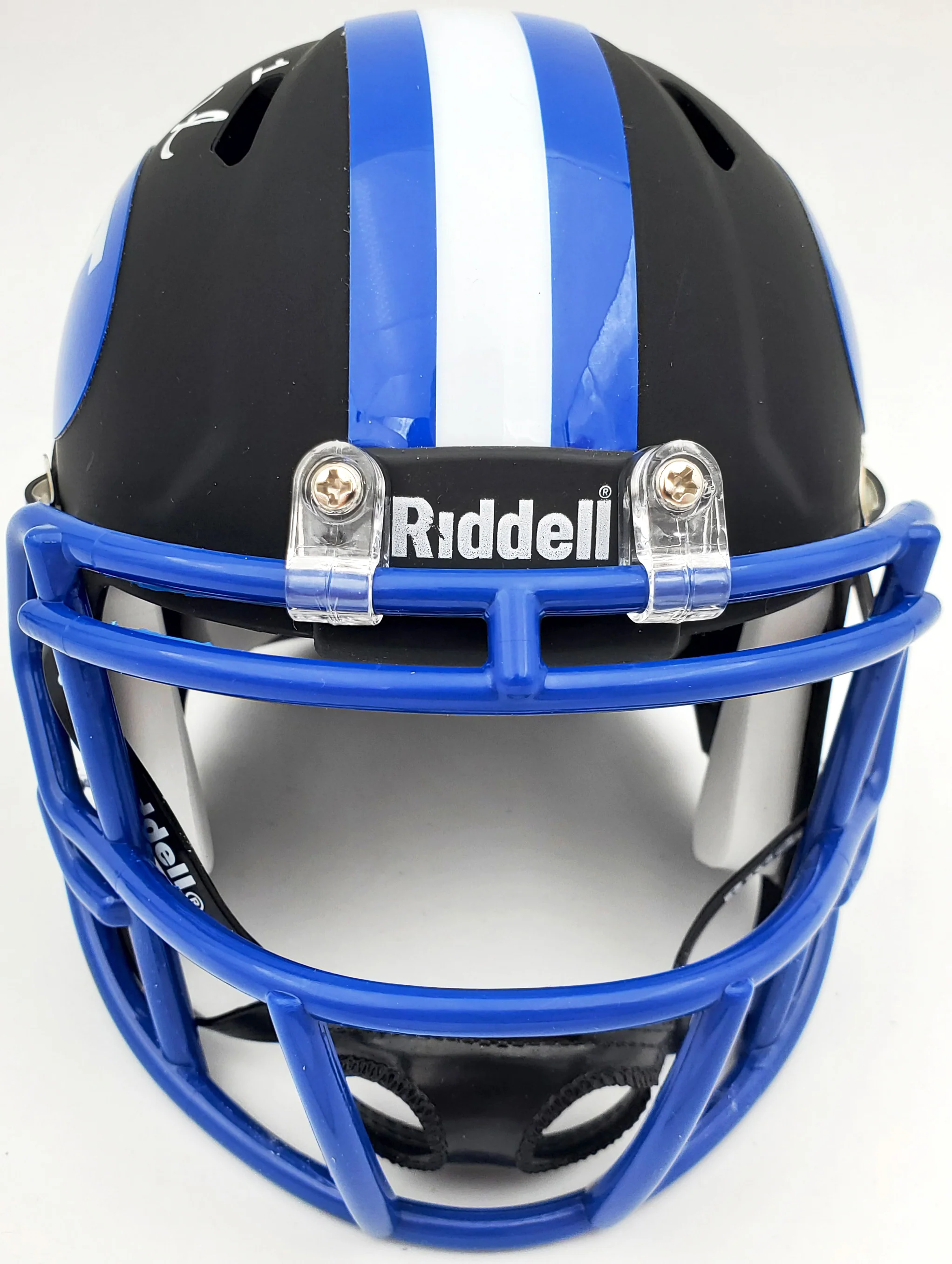 Zach Wilson Autographed BYU Cougars Black Speed Mini Helmet Beckett BAS Stock #191115 - Image 5
