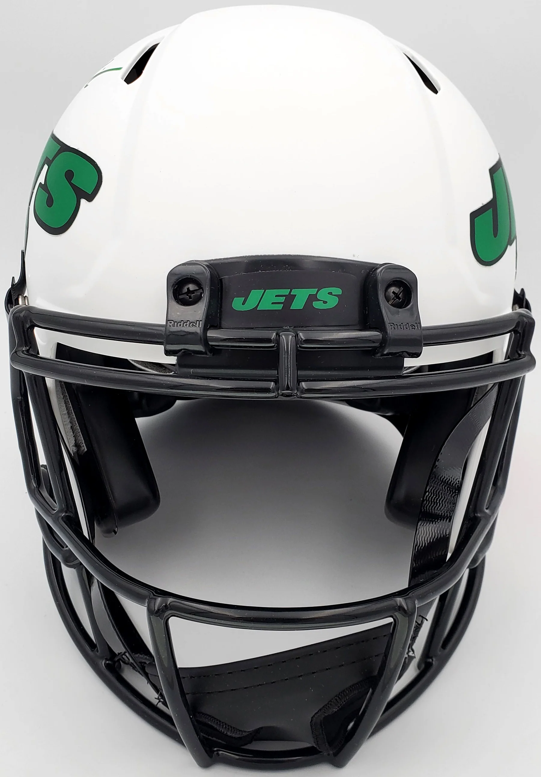 Zach Wilson Autographed New York Jets Lunar Eclipse White Full Size Authentic Speed Helmet Beckett BAS QR Stock #194729 - Image 5