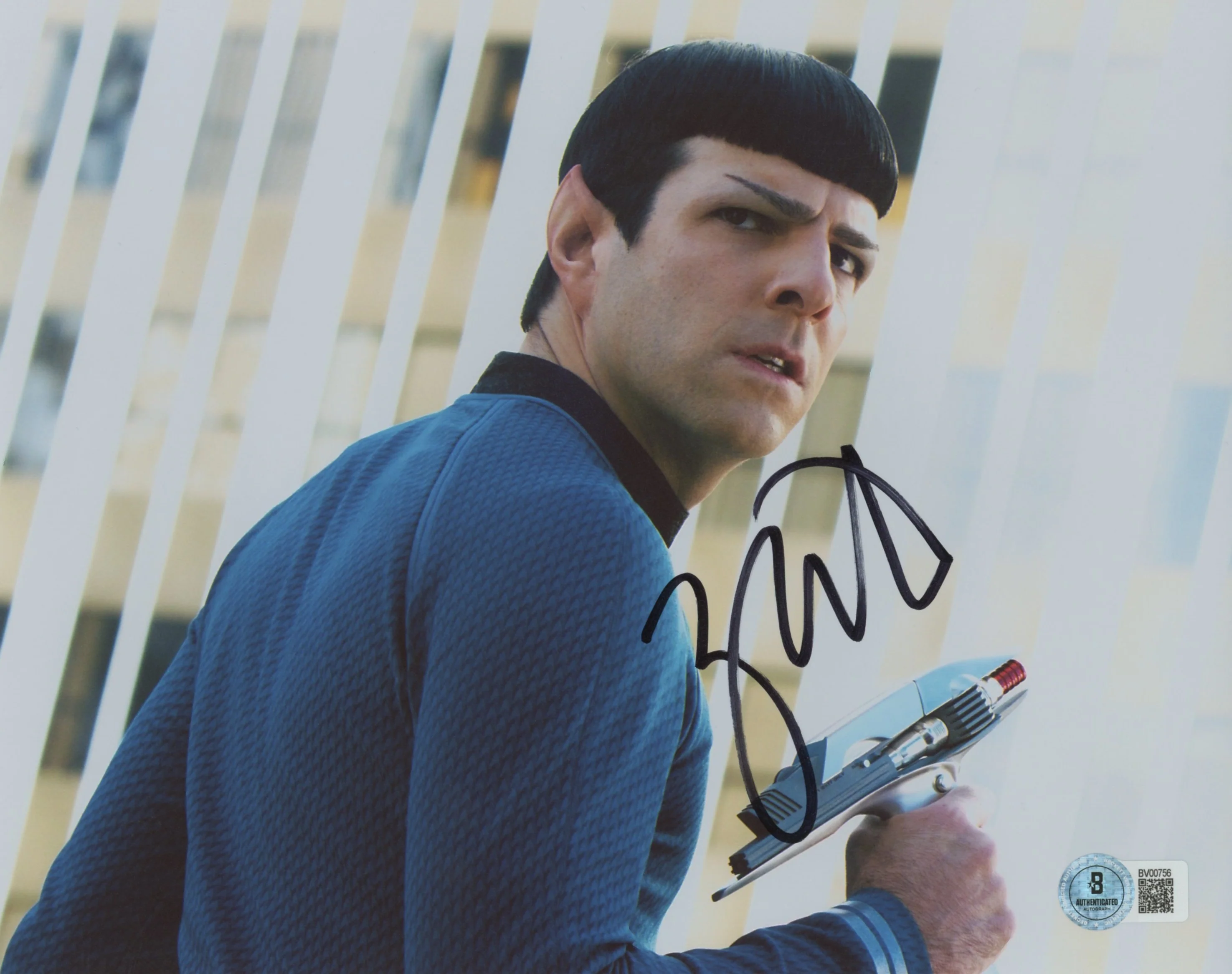 Zachary Quinto Star Trek Into Darkness Authentic Signed 8x10 Photo BAS #BV00756 - Image 2